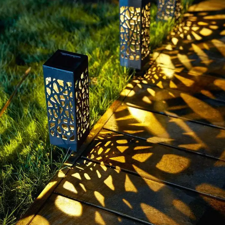 Solar Powered Vintage Garden Light – Waterproof, Motion Sensor, IP44, Outdoor