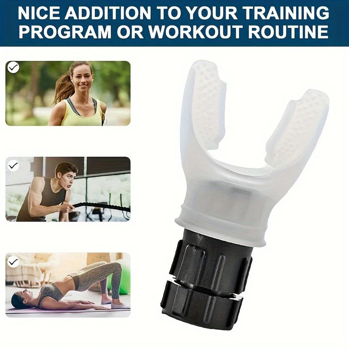 BreathPro™ – Adjustable Breathing Trainer | Boost Lung Capacity for Running & Fitness